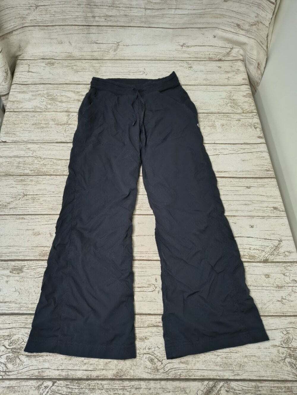 Lululemon Studio Dance Pants Black Lined Wide Leg